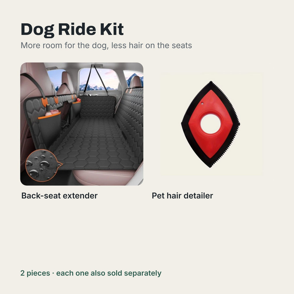 Dog Ride Kit contents