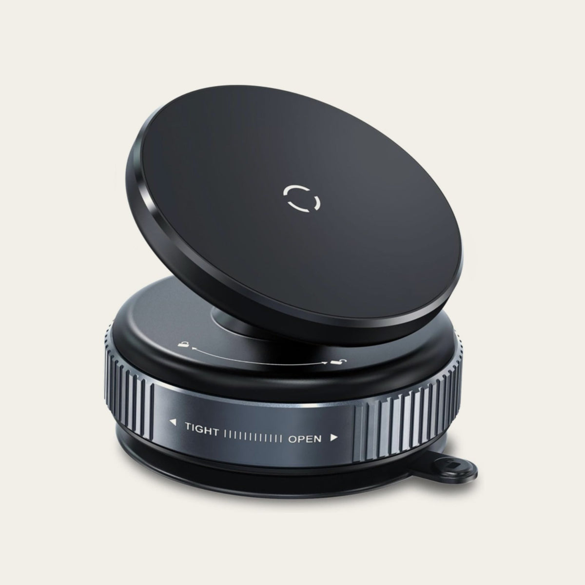 Magnetic suction phone mount