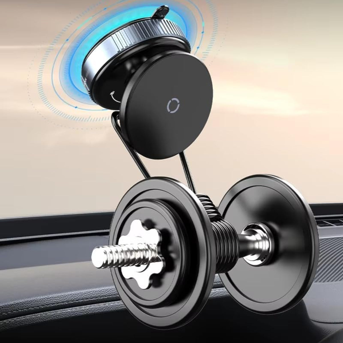 Phone mount with rotating ball joint