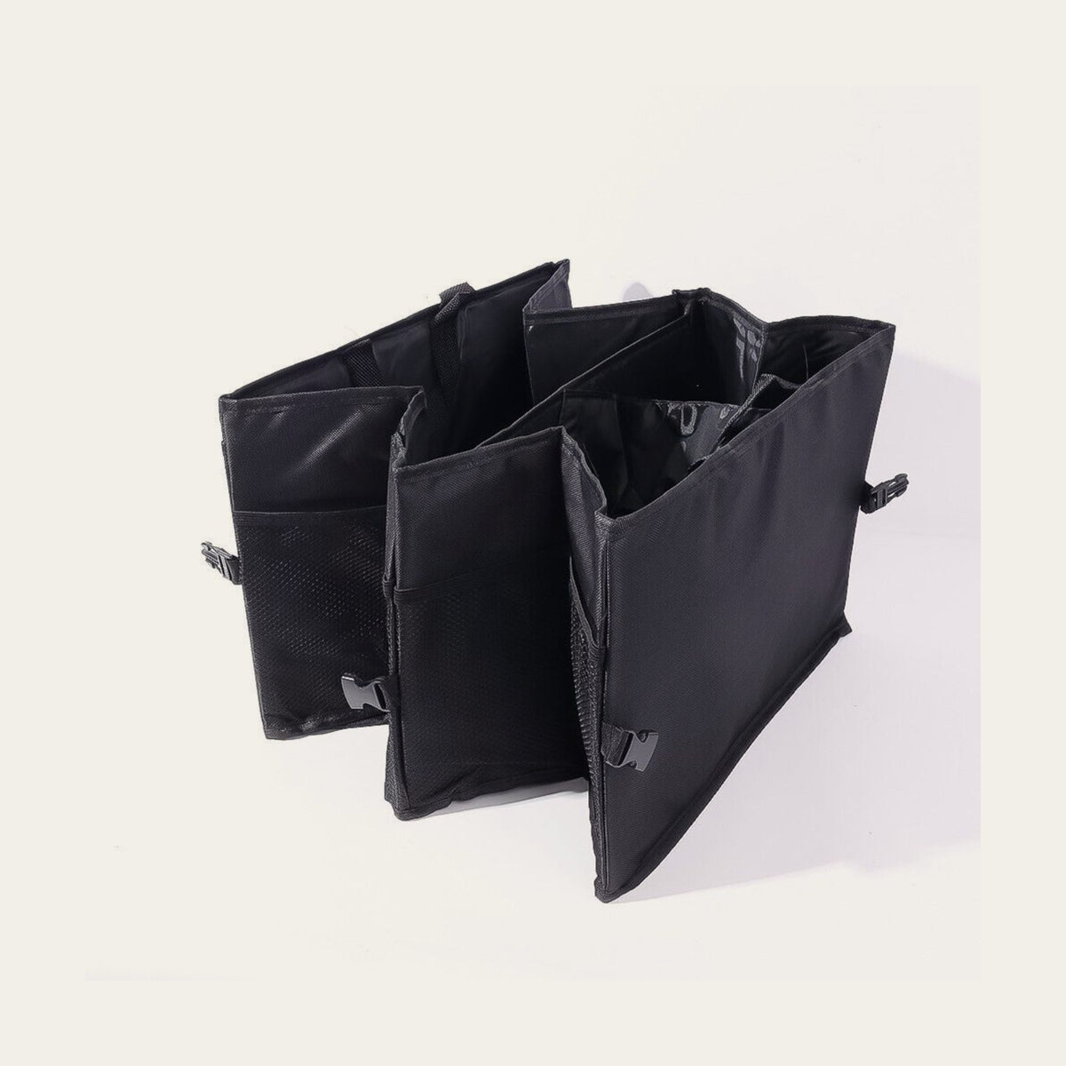 Trunk organizer with three compartments